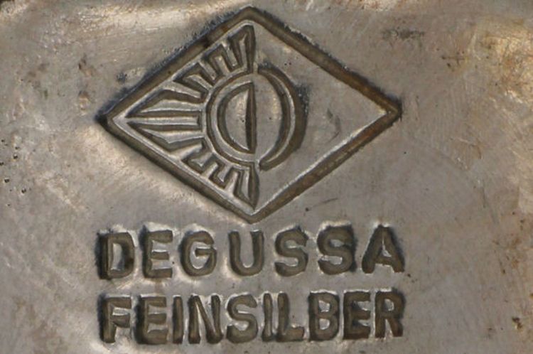Degussa Silberbarren Degussa Silberbarren