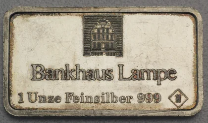 1oz Silber Bankhaus Lampe