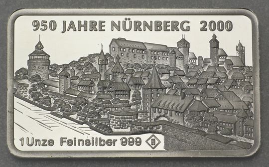 1oz Silber 950 Jahre Nürnberg