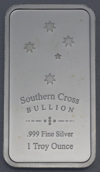 1oz Silberbarren Southern Cross Bullion