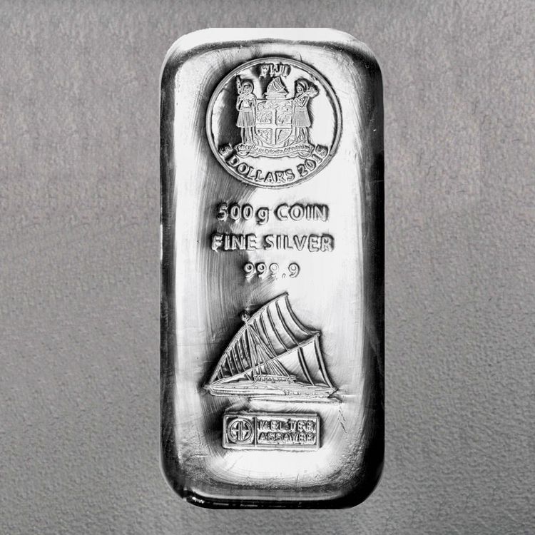 500g Fiji Silberbarren