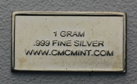 1g Silberbarren CMC Mint USA