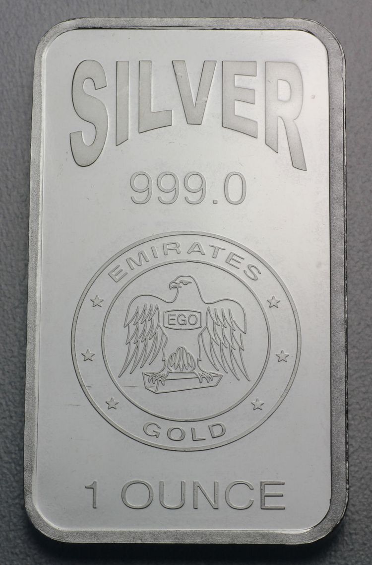 1oz Emirates Gold Silberbarren 1oz Emirates Gold Silberbarren