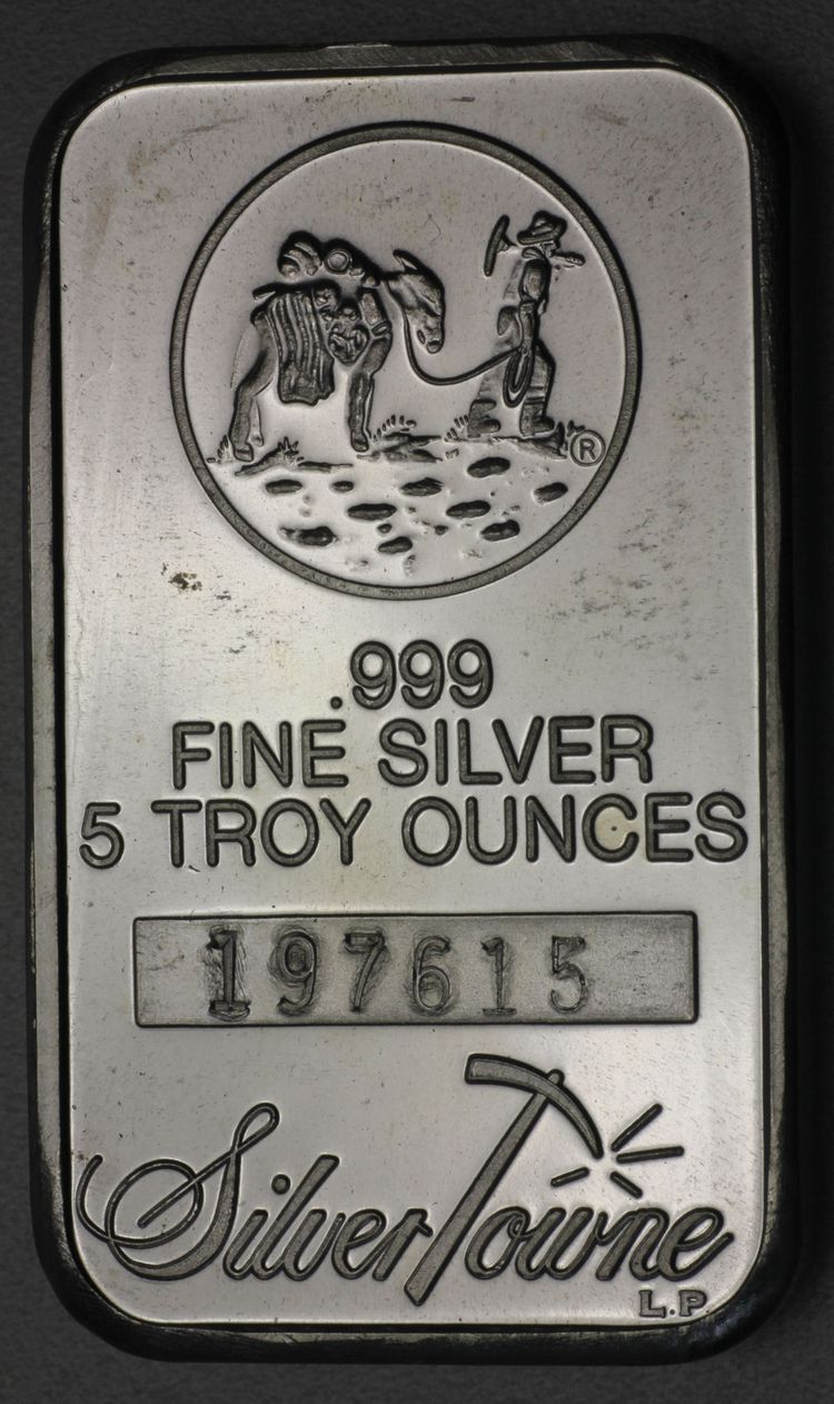 5 oz Silberbarren Silver Town 5 oz Silberbarren Silver Town