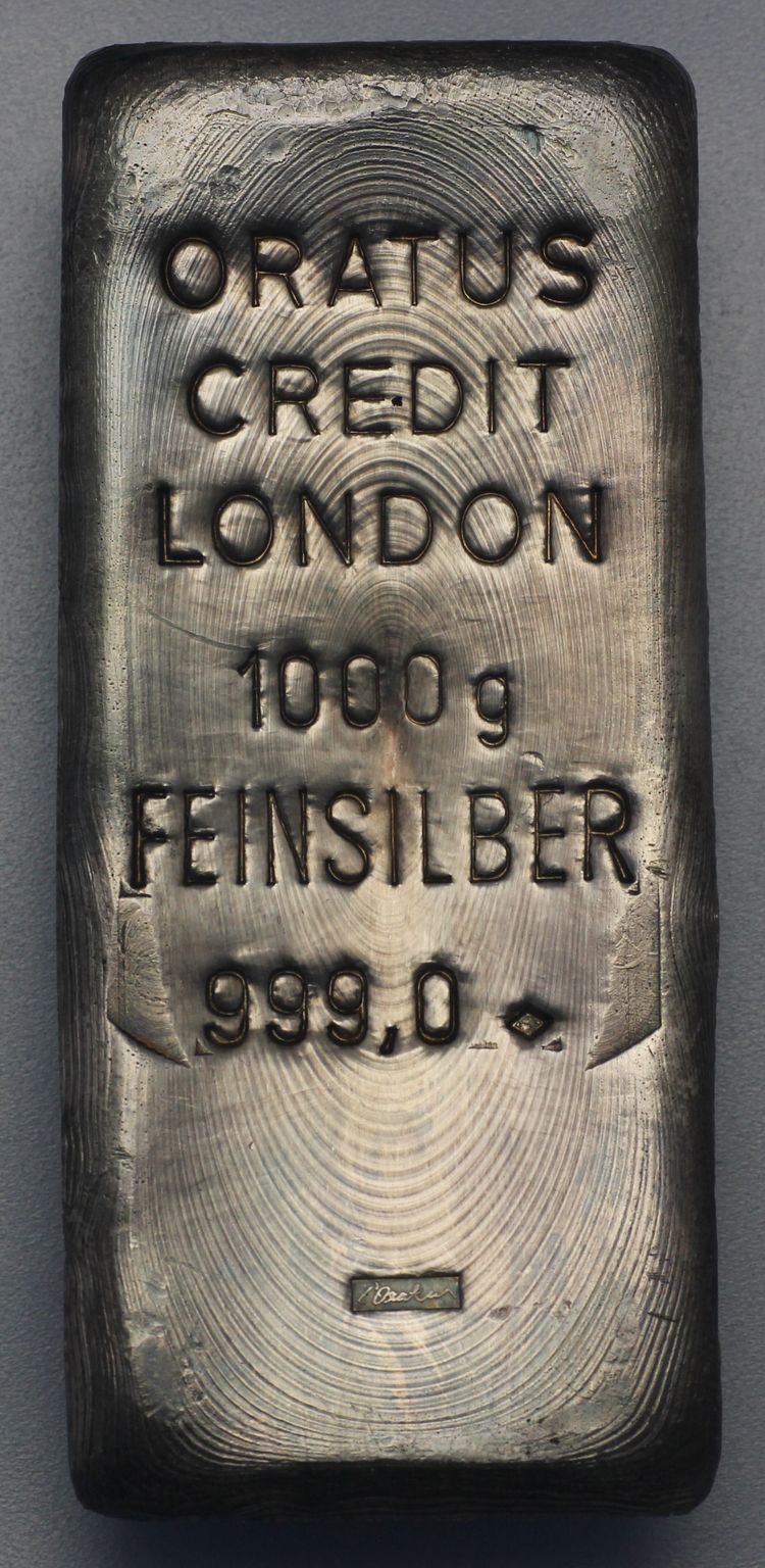 1000g Feinsilber Oratus Credit London