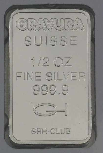 1/2oz Silberbarren Gravura Suisse