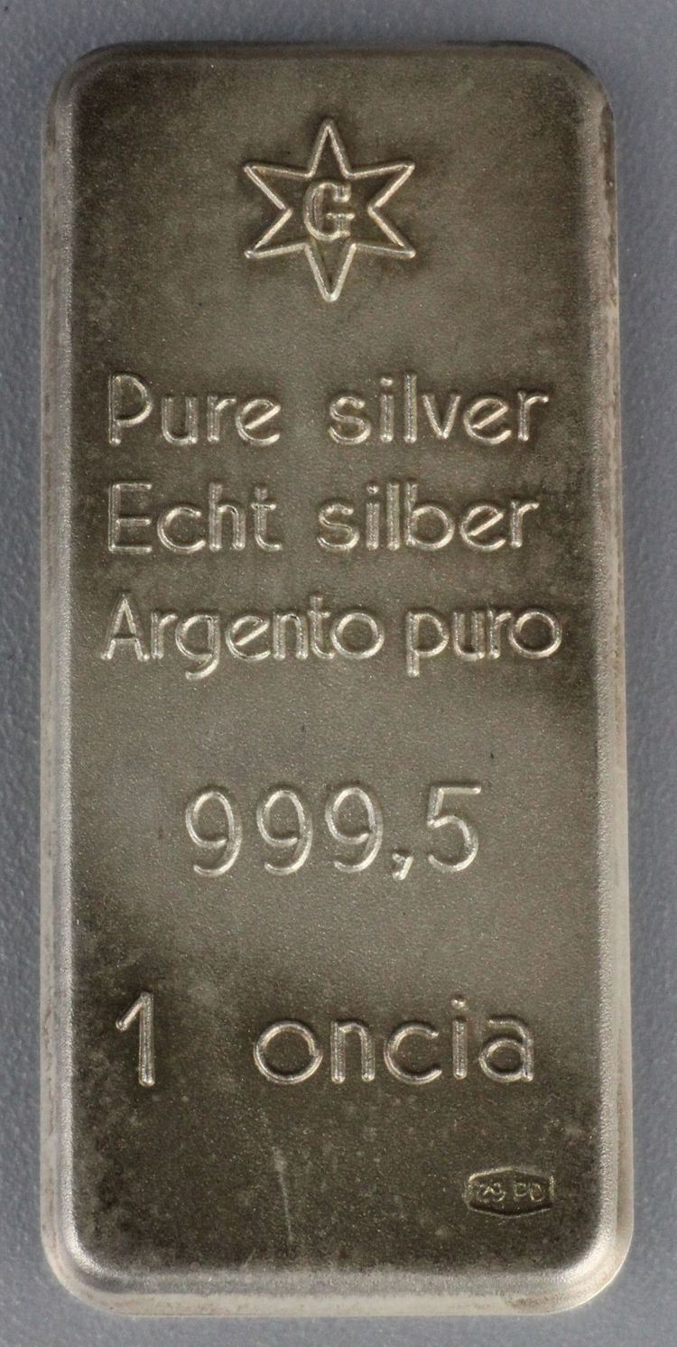 1oz Silberbarren G-Star 1oz Silberbarren G-Star