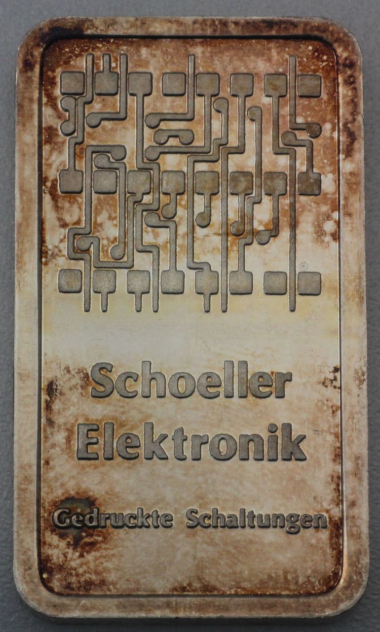 1oz Silber Schoeller Elektronik