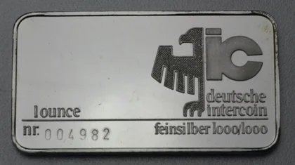 1 oz Silber Deutsche Intercoin