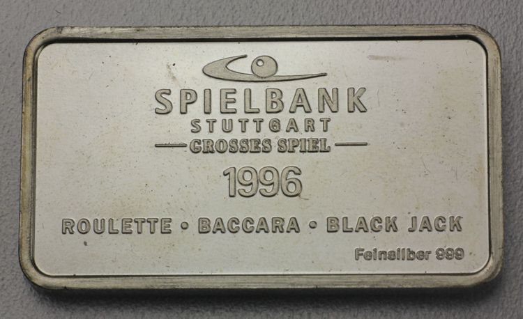 1oz Barren Spielbank Stuttgart