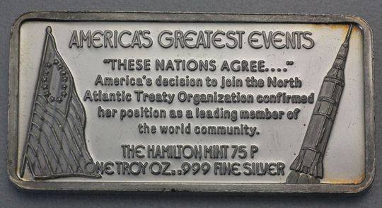1oz Silberbarren Americas Greatest Events
