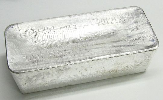 1000oz Standard Silberbarren 31,1kg