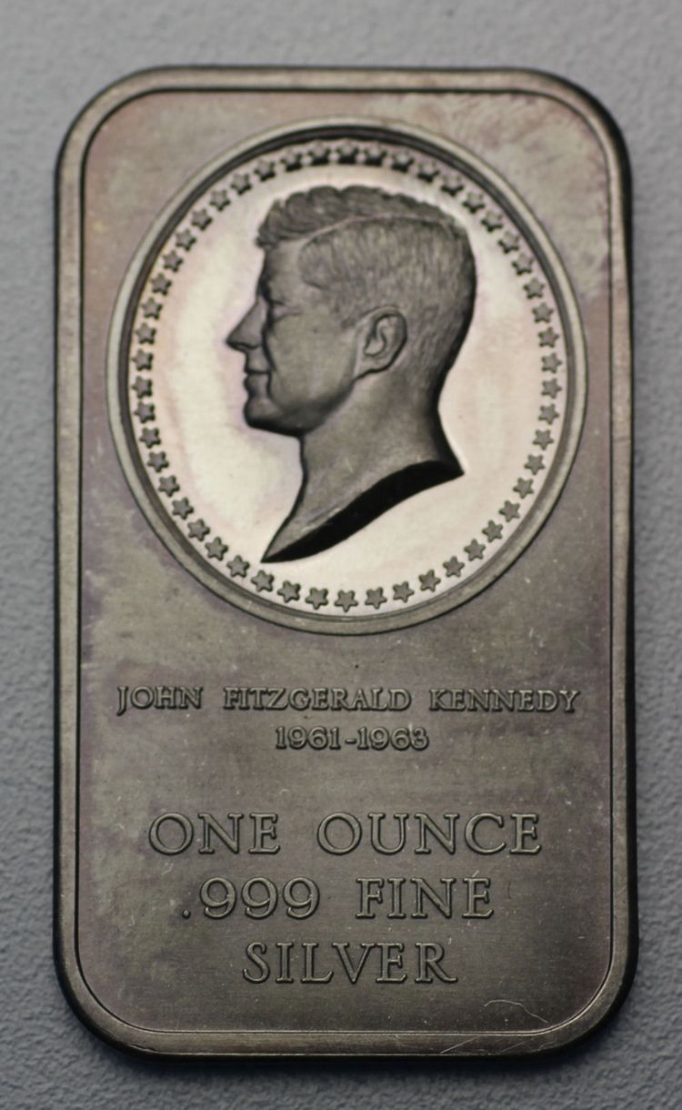 Unzensilberbarren Kennedy Unzensilberbarren Kennedy