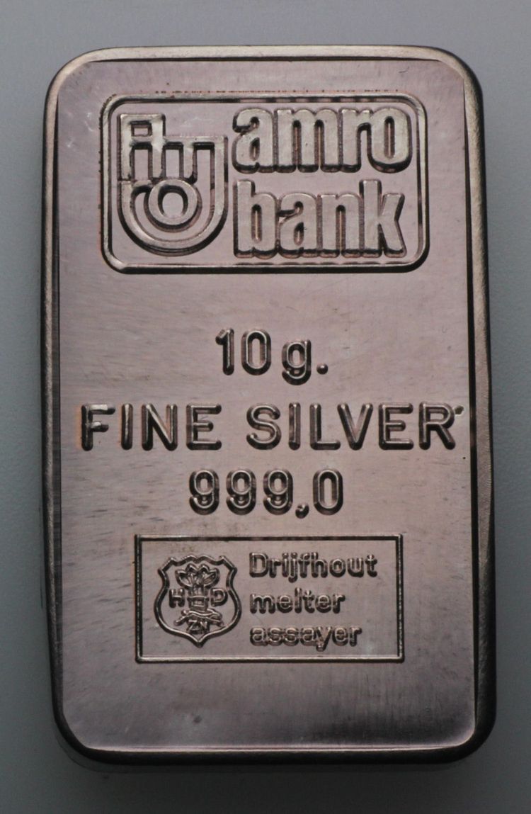 10g Silberbarren Amro Bank