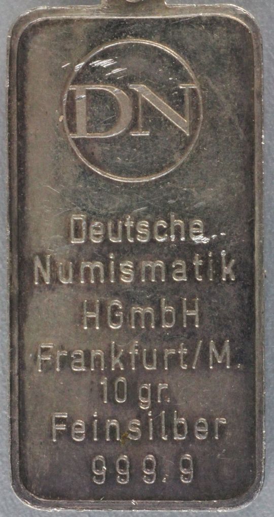Deutsche Numismatik 10g Silberbarren