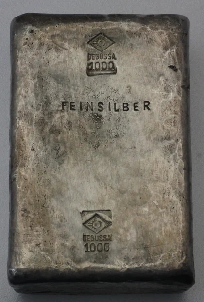 1000g Degussa Goldbarren alt