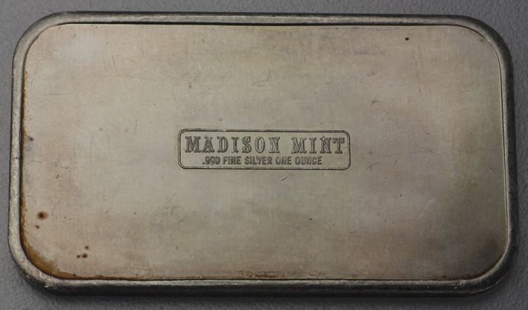 1oz Silver Madison Mint