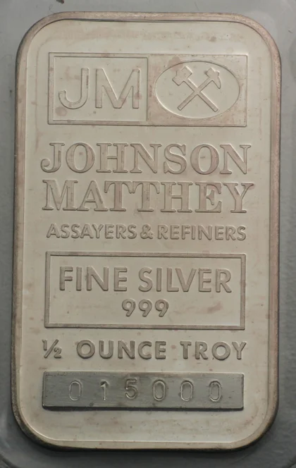 1/oz Silberbarren Johnson Matthey