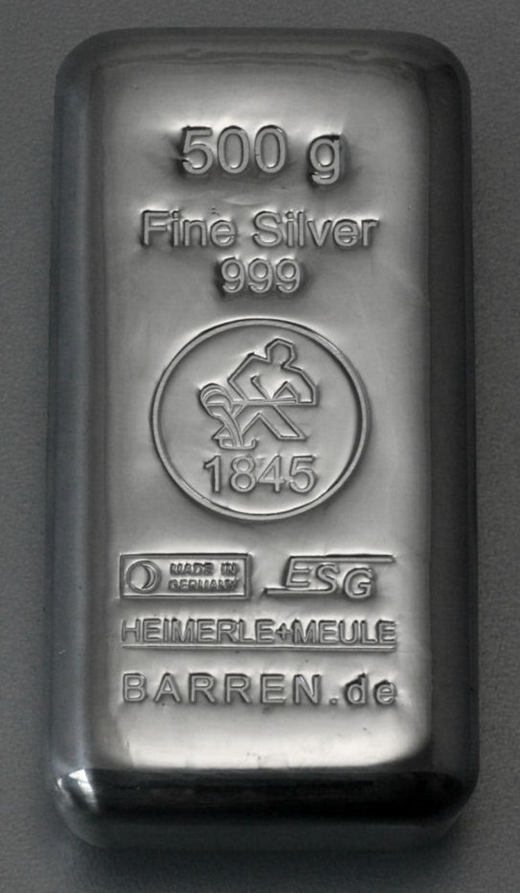 500g Silberbarren