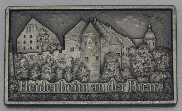 1oz Silberbarren Heidenheim