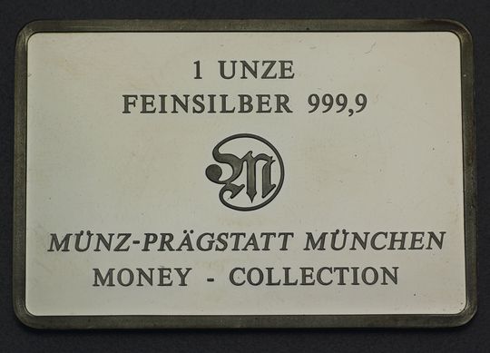 1 Unze Feinsilber Münzprägestatt München