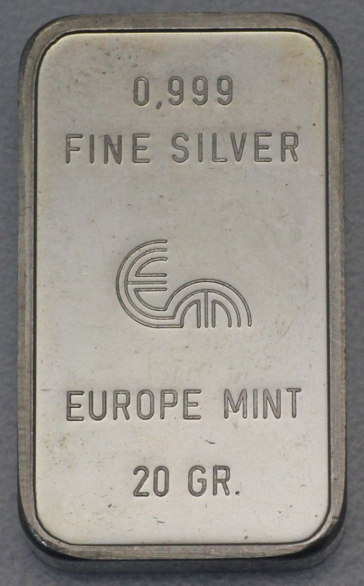 20g Silberbarren Europe Mint