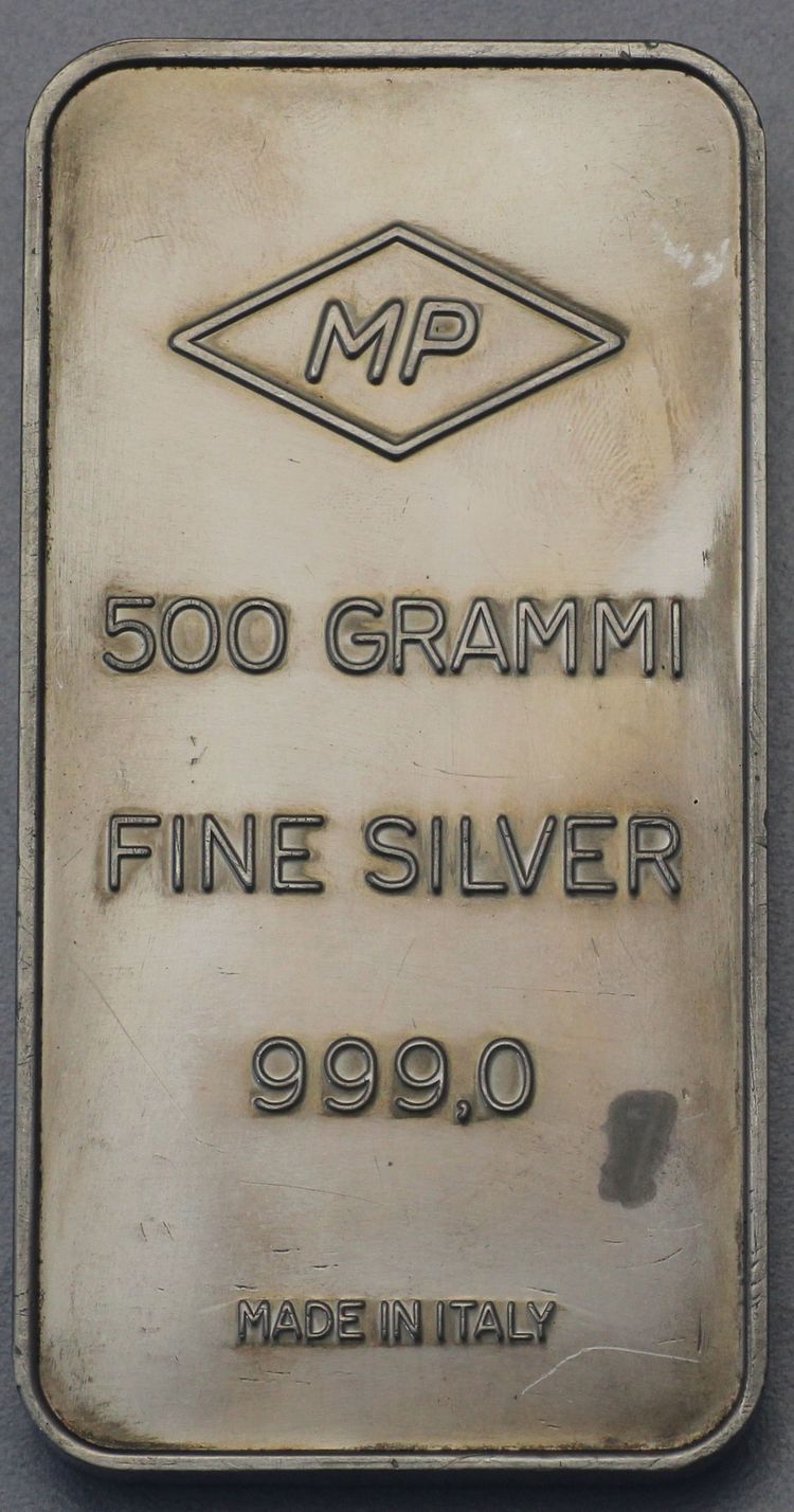 500g Silber MP-Italy