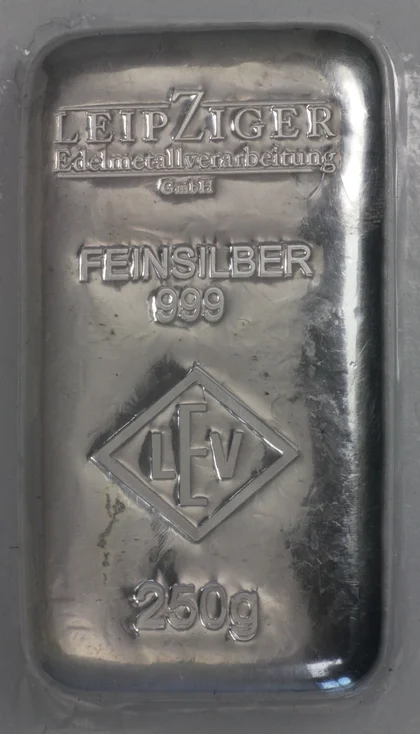 250g Silberbarren LEV