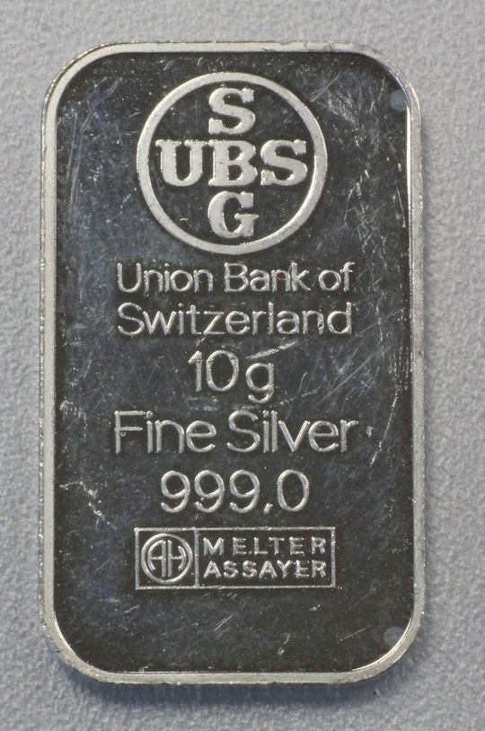 10g Silberbarren UBS