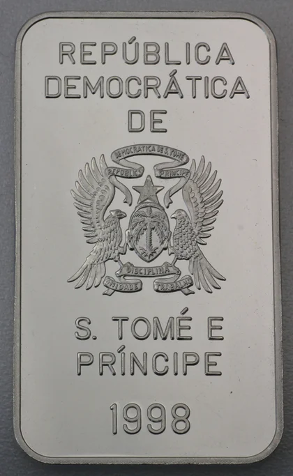 1oz Silber Münzbarren St. Tome e Principle