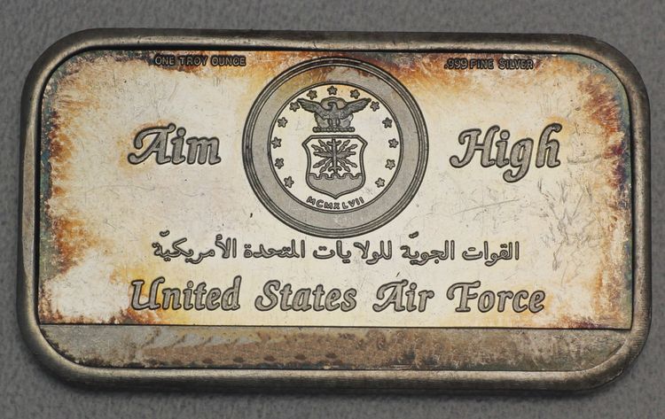 1oz Silberbarren US Air Force