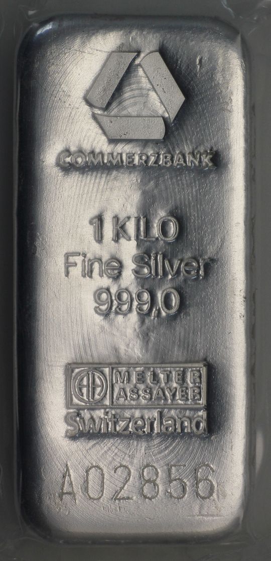 1kg Silberbarren Commerzbank