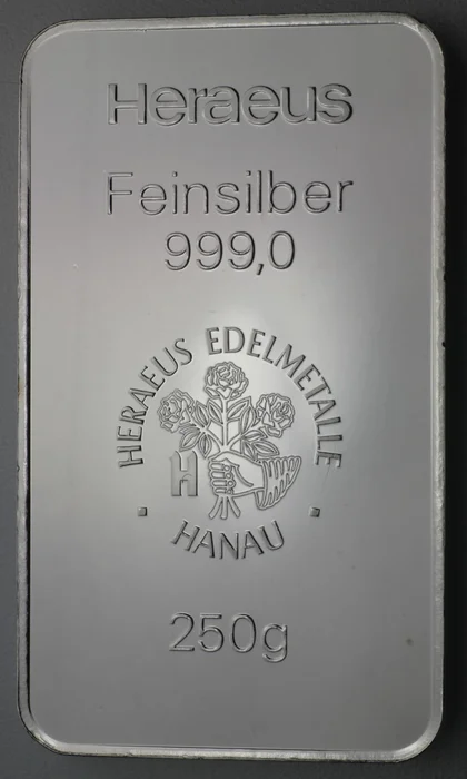 250g Heraeus Barren