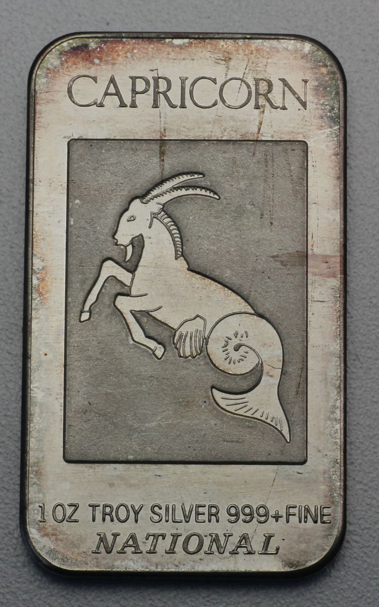 1oz Silberbarren Capricorn 1oz Silberbarren Capricorn