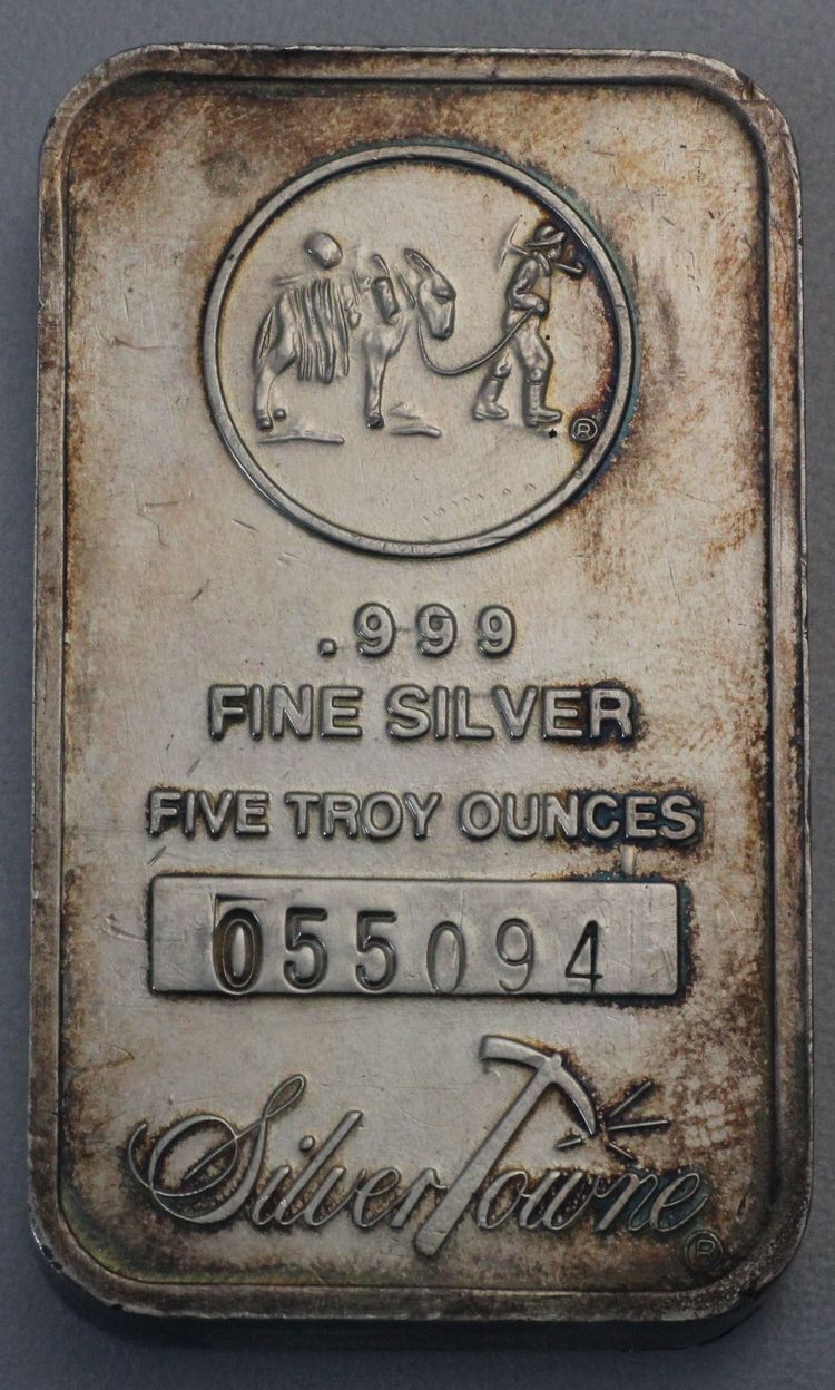 5oz Silberbarren Silber Towne