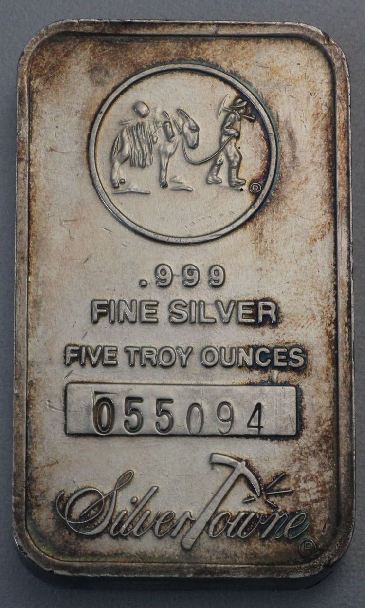 5oz Silberbarren Silber Towne