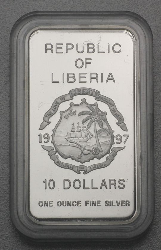 1oz Münzbarren Liberia