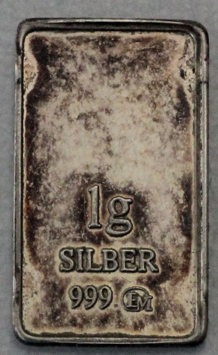 1g Silberbarren Europe Mint