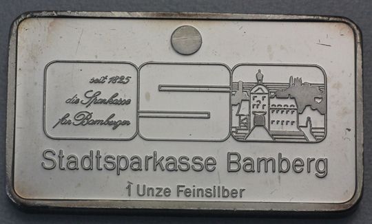 1oz Silber Stadtsparkasse Bamberg