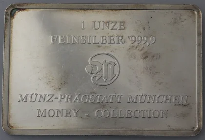 Silberbarren 1oz Münz-Prägestatt München