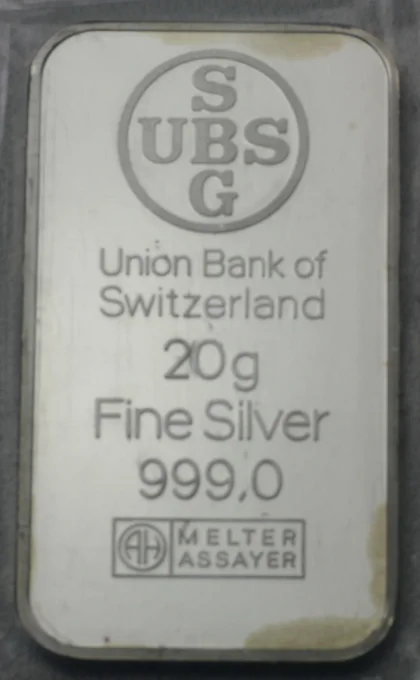 20g Silberbarren UBS