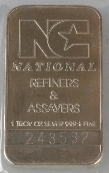 1oz Silber National Refiners