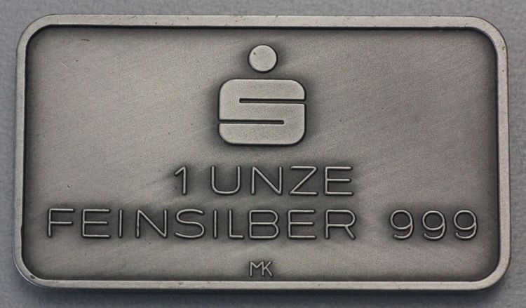 1 Unze Feinsilber Sparkasse