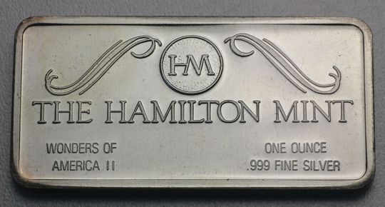 Hamilton Mint Silberbarren 1oz