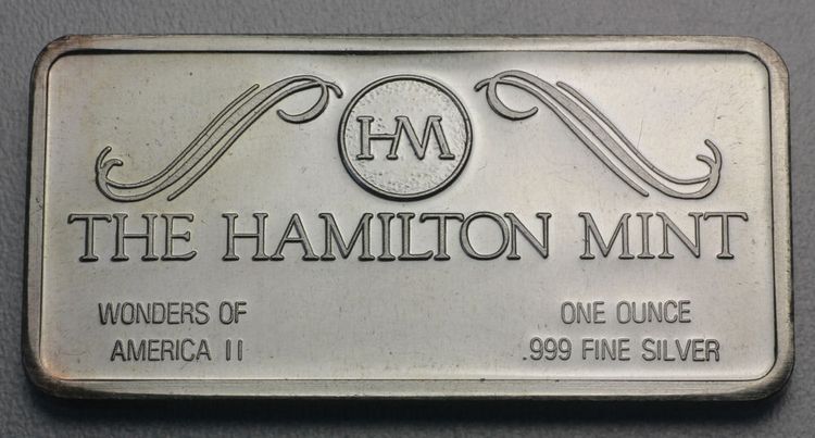 Hamilton Mint Silberbarren 1oz