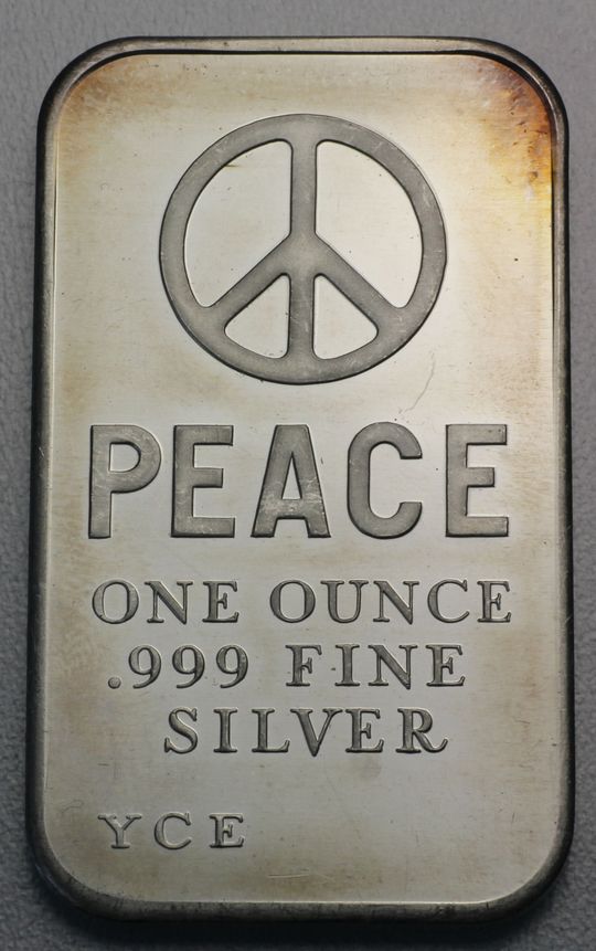 1oz Peace Barren Silber