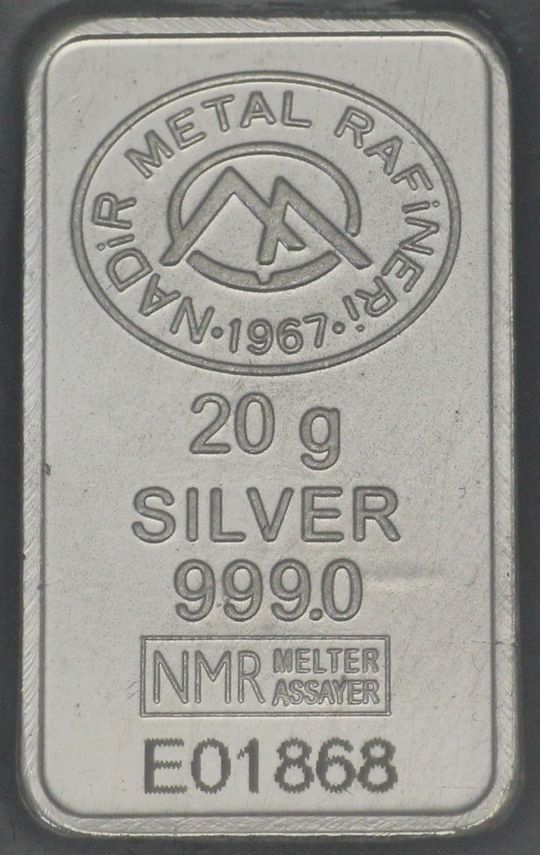 20g Silberbarren Nadir Metal