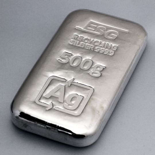 500g Silberbarren 500g Silberbarren
