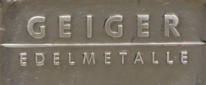 Geiger Edelmetalle Silberbarren