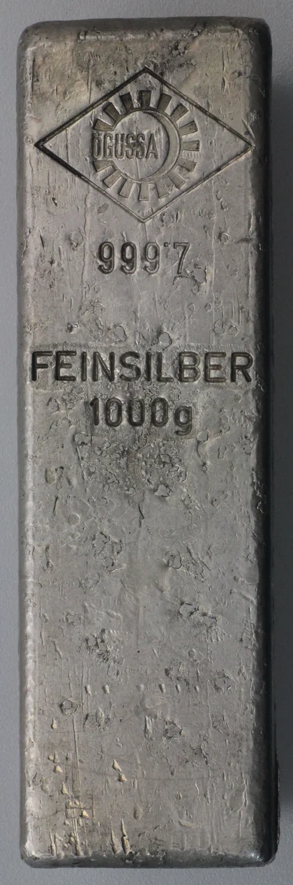 1000g Silberbarren Ögussa alt